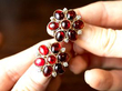 Antique Garnet Earings