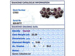 Antique Garnet Clip On Earrings Grading 