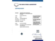 certificate for Ceylon Sapphire Dress Ring