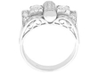 1930s Platinum Art Deco Ring with Diamonds for Sale