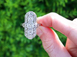 Vertical 5 Stone Diamond Ring for Sale Outside