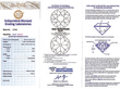 Vertical 5 Stone Diamond Ring for Sale Certification 