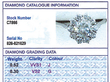Diamond Cluster Ring White Gold for Sale Grading