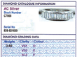 Baguette Diamond Eternity Ring grading card