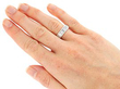 Baguette Diamond Eternity Ring wearing