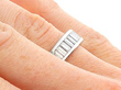 wearing Baguette Diamond Eternity Ring