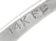 Intertwined Diamond Ring for Sale Hallmarked