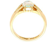 Gents Opal Ring in 18ct Yellow Gold