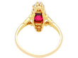 Antique Ladies Gold Garnet Ring for Sale UK
