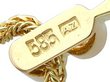 14K Yellow Gold Diamond Necklace