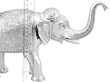 Vintage Indian Silver Elephant