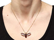 Antique Garnet Insect Brooch Wearing 