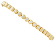 18k Yellow Gold Diamond Tennis Bracelet