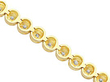 18k Yellow Gold Diamond Tennis Bracelet