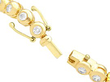Vintage Yellow Gold Diamond Tennis Bracelet