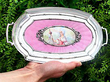 Antique Enamel and Silver Tray UK
