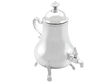 Miniature Silver Samovar