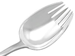 Antique Victorian Silver Salad Servers
