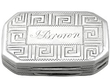 Sterling Silver Vinaigrette Silver Box