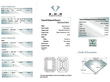 1.85 Carat Emerald Cut Diamond Ring Certificate