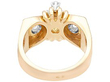 Unisex Antique Rose Gold Solitaire