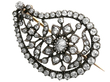 1890s Diamond Brooch in Yellow Gold