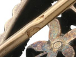 1890s Diamond Brooch in Yellow Gold Hallmarks