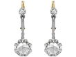 Dutch Cut Diamond Earrings