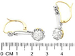 Dutch Cut Diamond Earrings Size