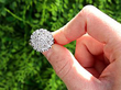 Vintage Round Diamond Cluster Ring