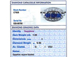 18ct White Gold Blue Sapphire and Diamond Ring