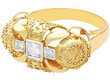 18ct Yellow Gold Art Deco Ring 