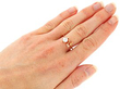 Wearing Antique Rose Gold Diamond Ring UK