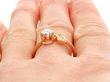 Wearing Antique Rose Gold Diamond Ring UK