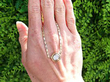 Bezel Set Diamond Pendant in Gold Outside