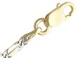 Bezel Set Diamond Pendant in Gold Clasp