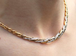 Vintage 18ct Gold Diamond Necklace Wearing