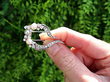 Vintage Pearl and Diamond White Gold Brooch