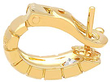 18ct Yellow Gold Hoop Earrings with Diamonds