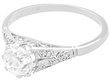 Antique I Colour Diamond Solitaire Ring UK