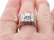 Diamond ring wearing