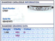 18ct White Gold Eternity ring diamond grade