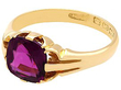 18ct Gold and Garnet Ring for Sale