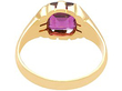 Garnet Ring in Yellow Gold