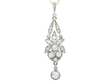 Antique Edwardian Multi Diamond Pendant