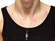 Antique Edwardian Multi Diamond Pendant Wearing