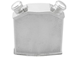 Antique Silver Double Flask