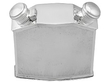 Antique Silver Double Flask