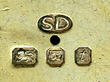 Vintage Silver Bear Ornament Hallmarks