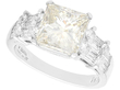 4 Carat Princess Cut Diamond Ring